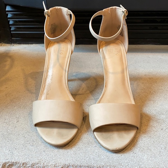 Shoes | Apt 9 Nude Heels | Poshmark
